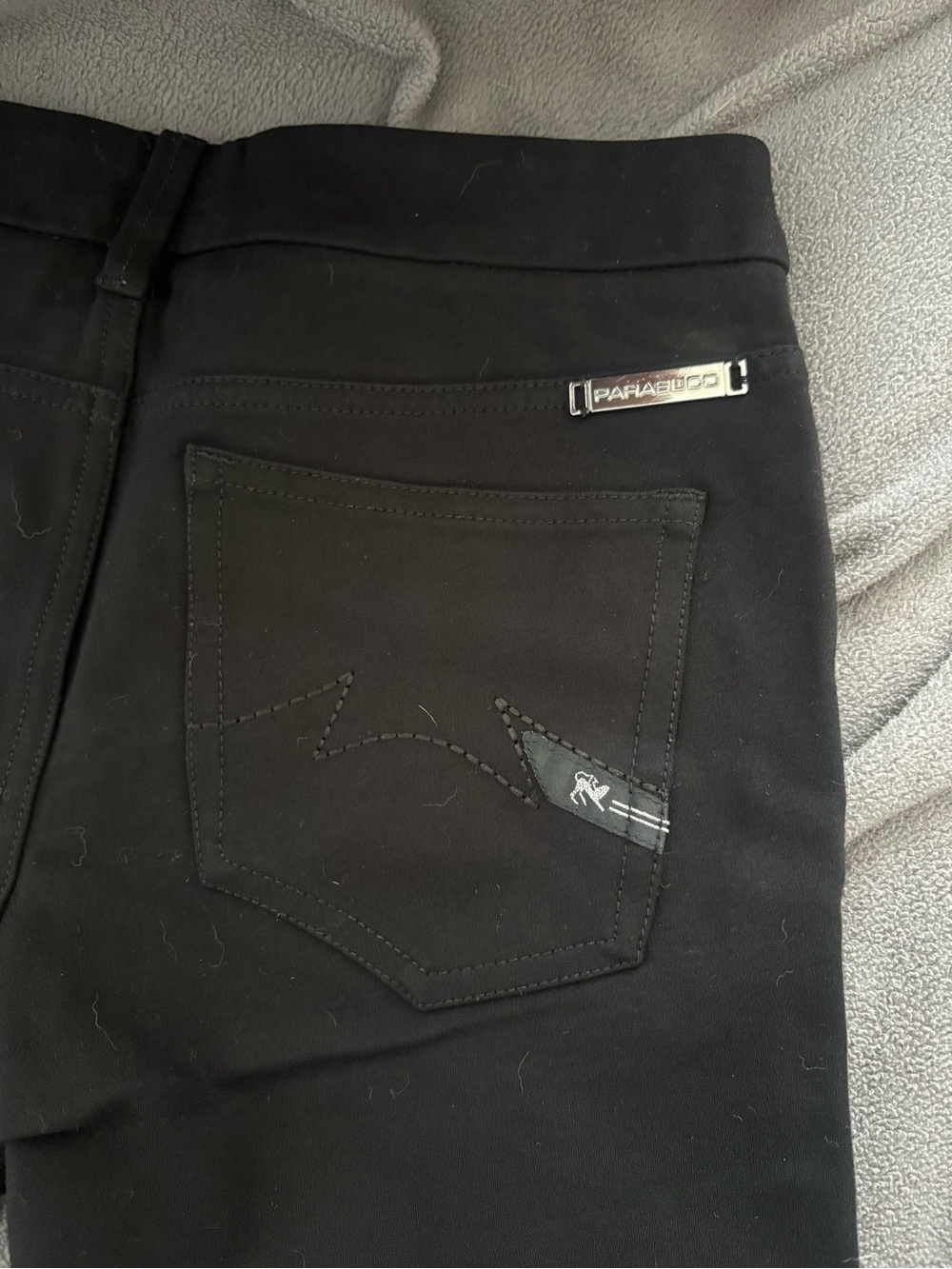 Parasuco Black Straight Leg Women's Pants